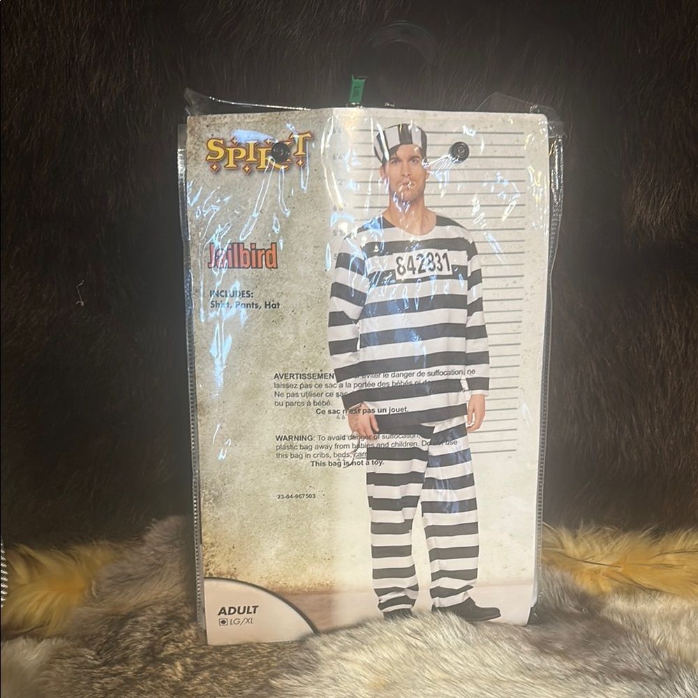 Spirit Halloween Jailbird Costume (6024B)